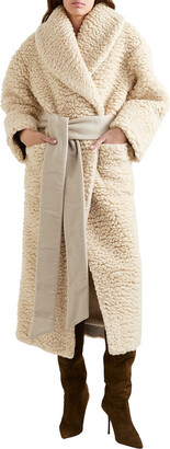 Ferragamo Belted cashmere and silk-blend coat