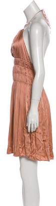 Indah Silk Halter Dress