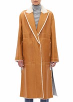 Thumbnail for your product : Boon The Shop Lambskin Shearling and Leather Reversible Coat