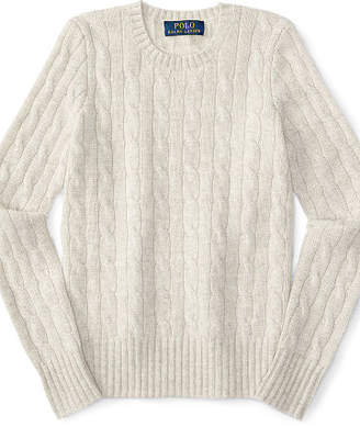 Ralph Lauren Classic Cable Cashmere Sweater