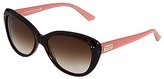 Thumbnail for your product : Kate Spade Angelique JUH Tortoise And Pink Plastic Cat Eye Sunglasses