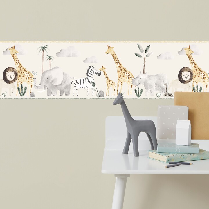 Dunelm Safari Wallpaper Border Yellow ShopStyle