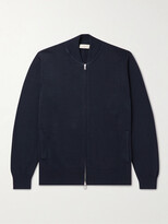 Thumbnail for your product : Altea Cotton Zip-Up Cardigan - Men - Blue - L