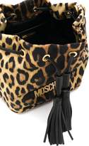 Thumbnail for your product : Moschino leopard print bucket bag