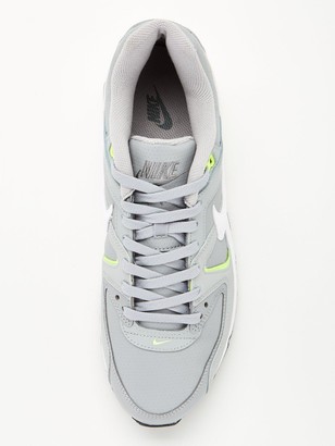 Nike Air Max Command Trainer Grey/White/Green - ShopStyle