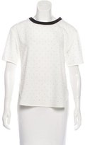 Thumbnail for your product : Balenciaga 2015 Crepe Embellished Top