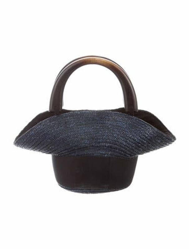 Eugenia Kim Flavia Straw Hat Bag Navy - ShopStyle