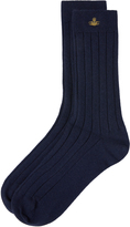Thumbnail for your product : Vivienne Westwood Cashmere Socks Navy Size 9