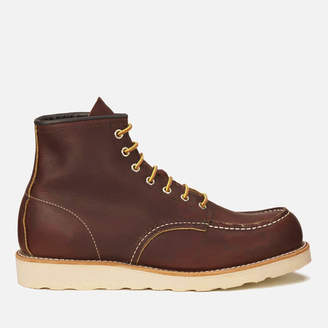 Red Wing Shoes Men's 6 Inch Moc Toe Leather Lace Up Boots