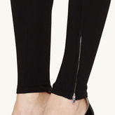 Thumbnail for your product : Black Label Stretch-Wool Zip-Cuff Legging