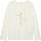 Thumbnail for your product : Chloe Printed long-sleeved t-shirt 4-14 years