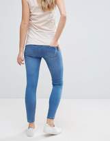 Thumbnail for your product : New Look Maternity Under The Bump Blue Jegging