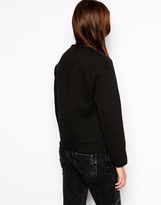 Thumbnail for your product : By Zoé Structured Jacquard Bomber in Silk Mix
