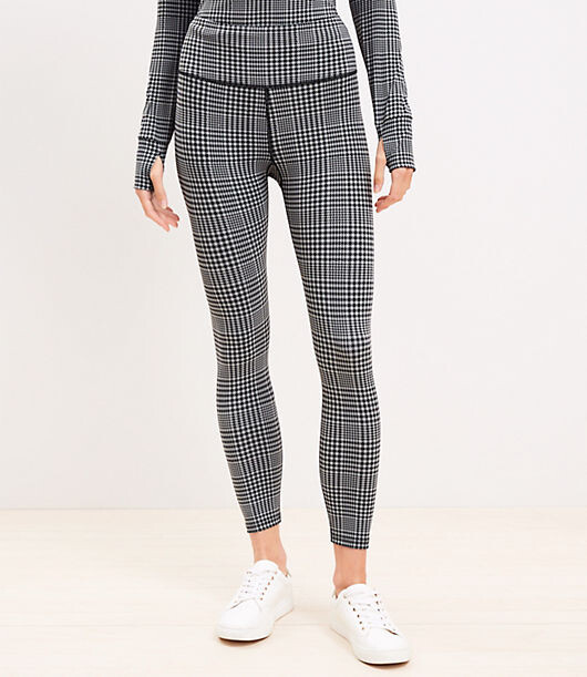 Active Houndstooth Flare Leggings