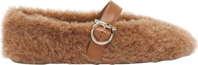 Ferragamo Round-Toe Flat Shoes