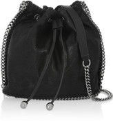 Thumbnail for your product : Stella McCartney The Falabella faux brushed-leather bucket bag