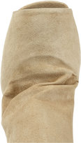 Thumbnail for your product : Rick Owens Suede Boots with Open Toe