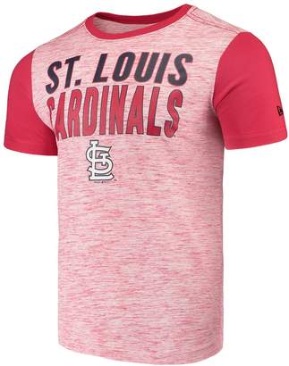 New Era Men's Red St. Louis Cardinals Space-Dye T-Shirt