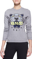 Thumbnail for your product : Kenzo Embroidered Tiger Sweatshirt, Stone Gray