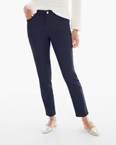 Thumbnail for your product : Chico's Sateen Girlfriend Ankle Jeans in Deep Navy