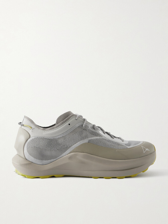 ROA Sella Rubber-Trimmed ProWave Jacquard Trail Sneakers