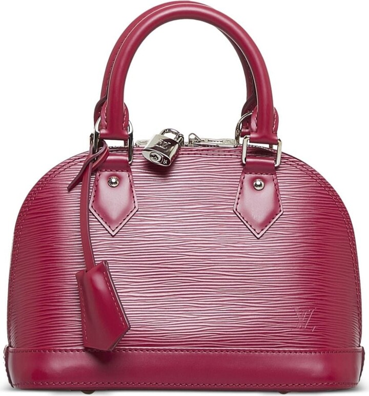 Louis Vuitton Alma Handbag Bubblegram Leather BB For Sale at 1stDibs