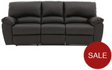 Thumbnail for your product : Neve 3-Seater Faux Leather Recliner Sofa