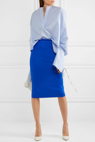 Thumbnail for your product : Max Mara Bacino Neoprene Pencil Skirt - Blue