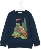 Thumbnail for your product : Stella McCartney Kids Explorer print sweatshirt