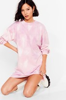 Thumbnail for your product : Nasty Gal Womens Shake It Wash Tie Dye Sweatshirt Dress
