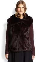 Thumbnail for your product : Nanette Lepore Fur-Contrast Knit Jacket
