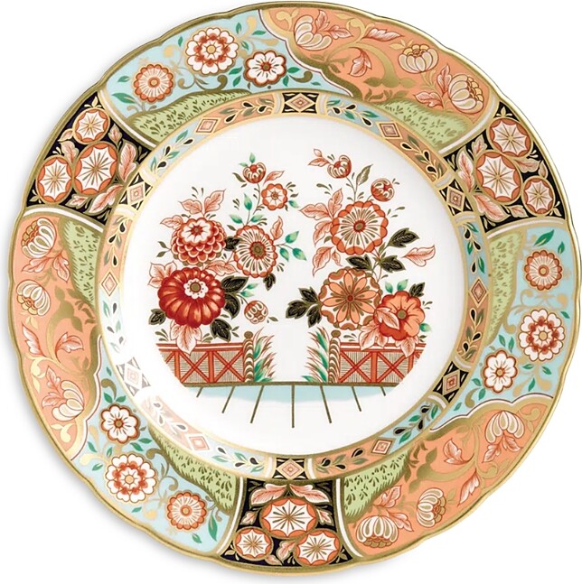 Royal Crown Derby Imari Accent Regency Flower Accent Plate
