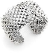 Thumbnail for your product : Stephen Webster Sterling Silver Studded Wide Cuff Bracelet