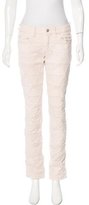 Thumbnail for your product : Isabel Marant Quilted Mid-Rise Jeans