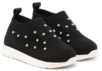studded sock sneakers