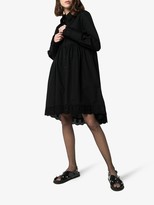 Thumbnail for your product : Simone Rocha Embroidered Cotton Shirt Dress