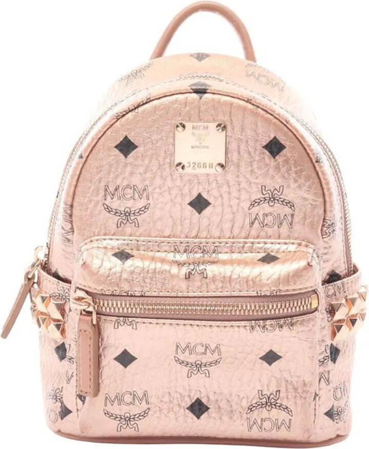 MCM Pre-Owned 2000s Logo-Print Backpack