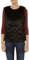 Thumbnail for your product : Dorothy Perkins Black glossy faux fur gilet