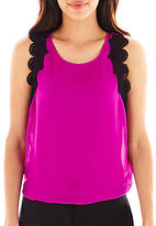 Thumbnail for your product : JCPenney Worthington Lace-Trim Tank Top - Tall