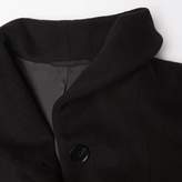 Thumbnail for your product : DSTLD Womens Button Wool Coat in Black