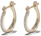 Thumbnail for your product : Loree Rodkin 18kt gold diamond Britanny huggies