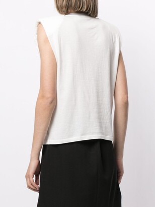 Alice + Olivia Braxton sleeveless T-shirt