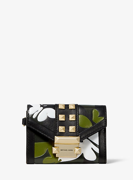 camo michael kors wallet