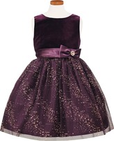 Thumbnail for your product : Sorbet Velvet Bodice Fit & Flare Dress
