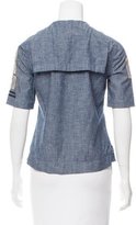 Thumbnail for your product : Tory Burch Chambray Sailor Top