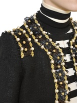Thumbnail for your product : Moschino Embroidered Stretch Rayon Jacket
