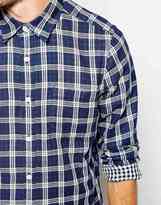 Thumbnail for your product : ASOS Shirt In Long Sleeve With Double Faced Check