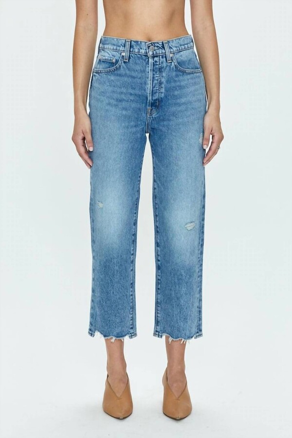 Pistola Denim Cassie Super High Rise Crop Jeans In Fairside Vintage
