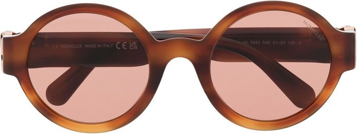 Moncler Eyewear Round-Frame Sunglasses - ShopStyle