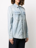 Thumbnail for your product : Givenchy Logo Stamp Denim Shirt